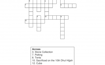 Hajj Crossword