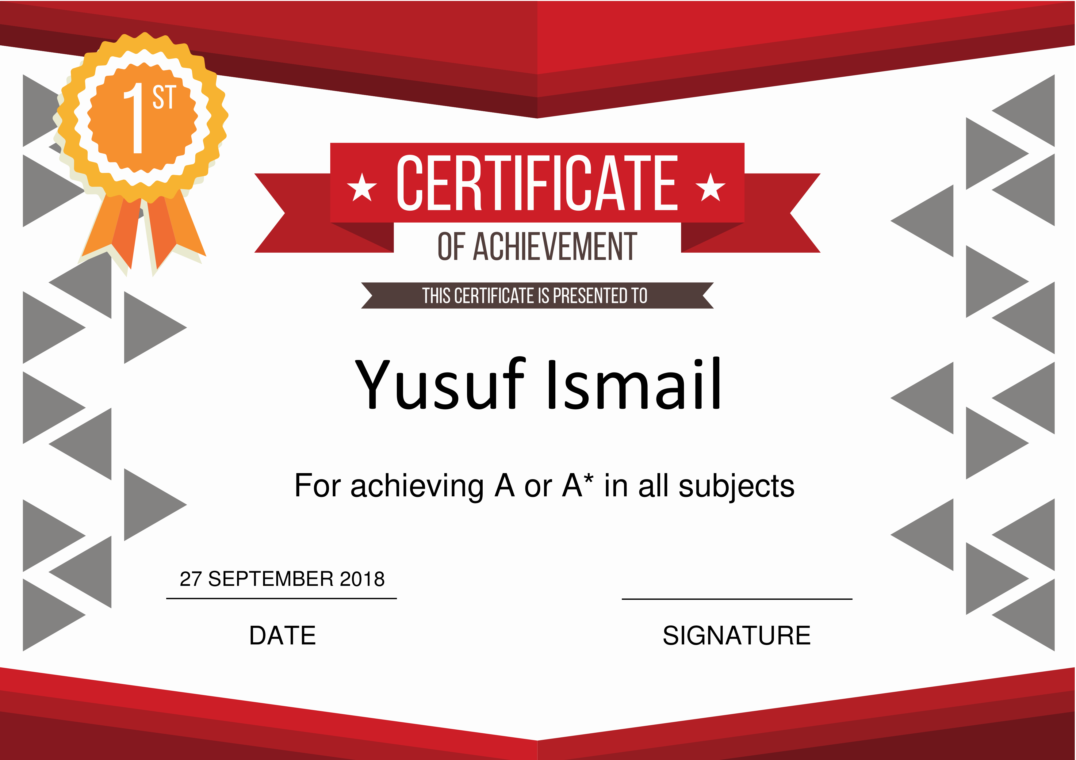 1st Place Certificate An Nasihah Publications