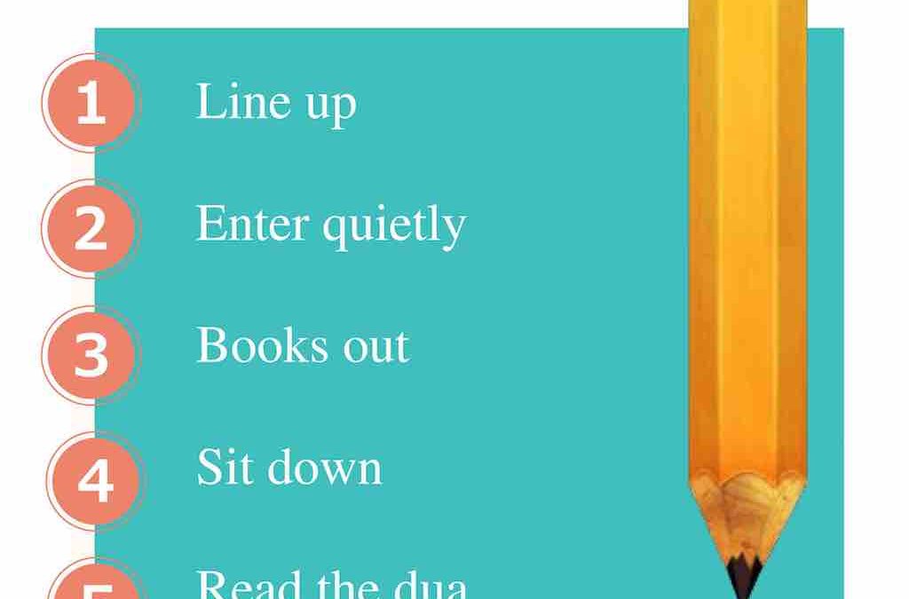 5 to Start Routine Poster