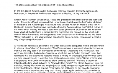 The Hijri Calendar: A History