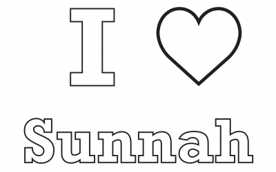 I Love Sunnah – Colouring Sheet