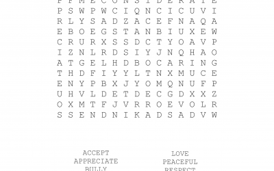 Respect Wordsearch