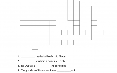 Isa (AS) Crossword