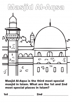 Masjid Al-Aqsa Colouring Sheet | An Nasihah Publications