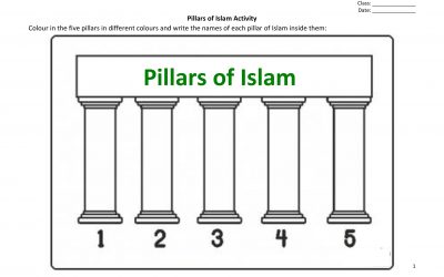 Pillars of Islam Activity