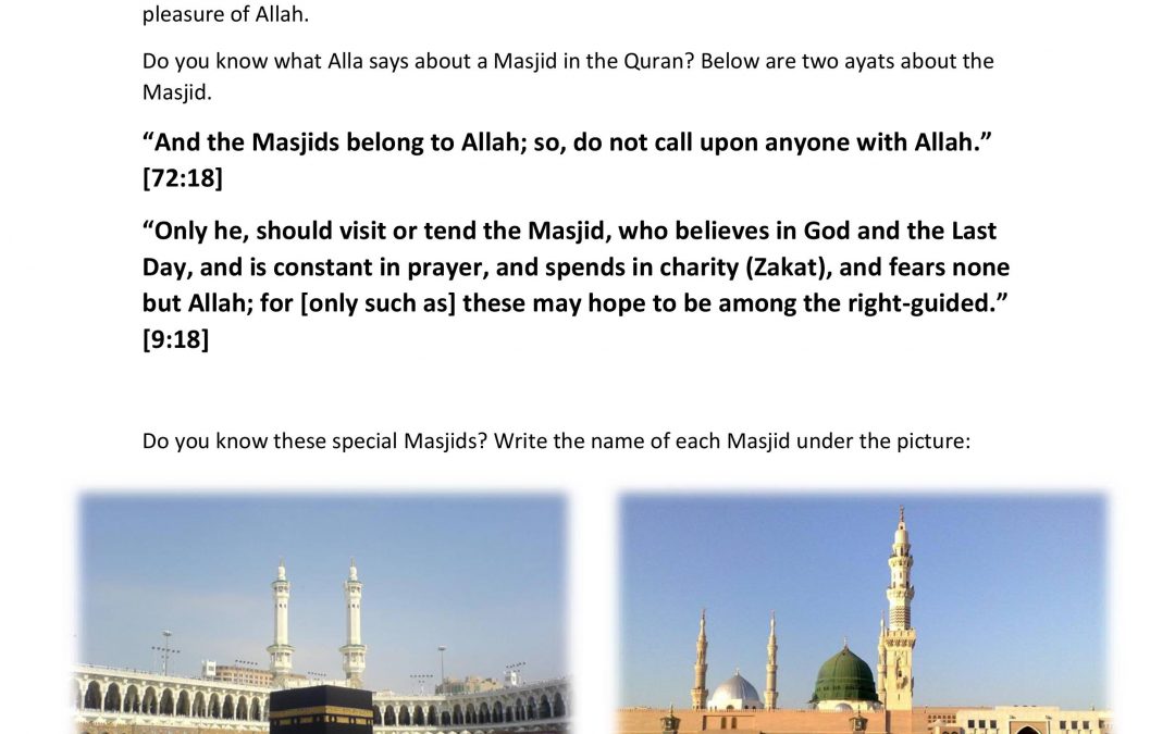 Ramadhan Activity Book