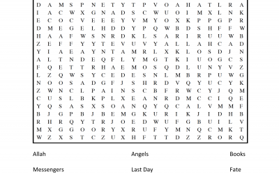 Articles of Faith Wordsearch