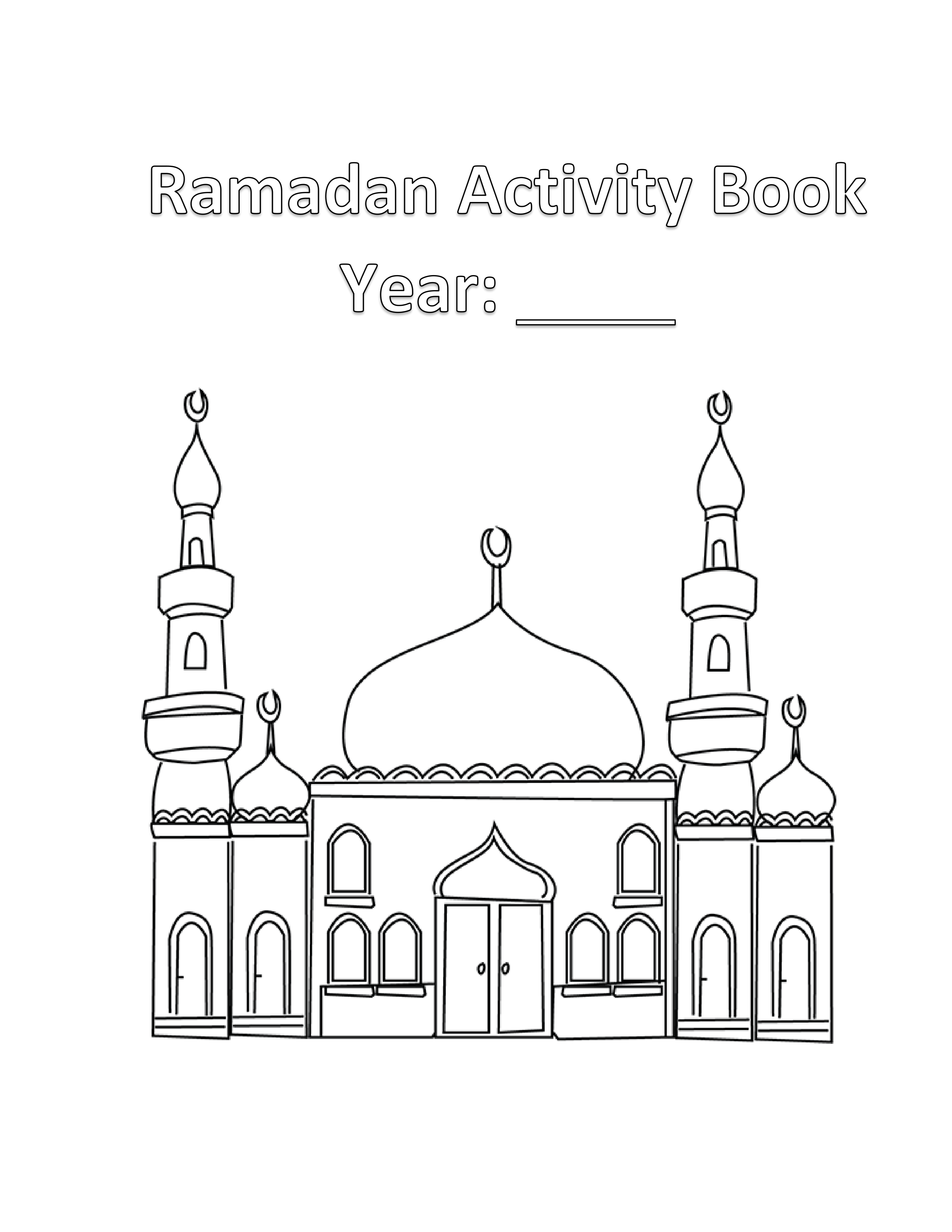 Free Printable Ramadan Activity Book Printable Templates