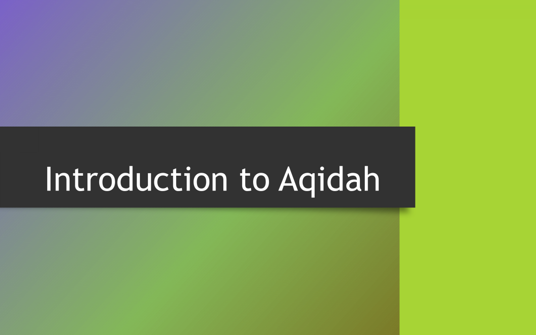 An introduction to Aqidah