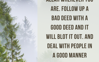 Be Mindful Hadith – Poster