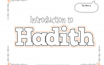 Introduction to Hadith Activity Booklet