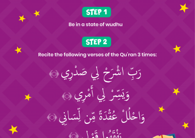 5 Steps to memorise Sabak
