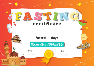 Fasting Certificate
