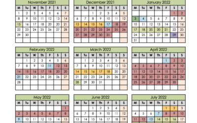 Madrasah Term Dates 2021/22