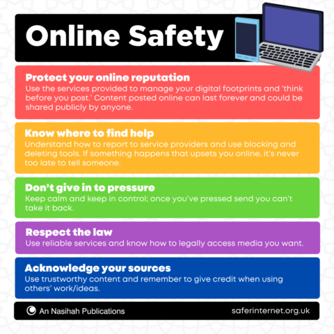 Online Safety Tips | An Nasihah Publications