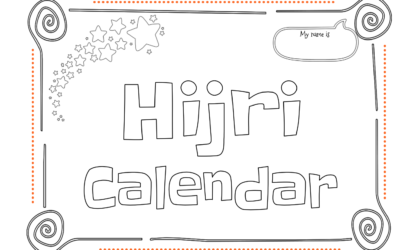Hijri Calendar Colouring Workbook