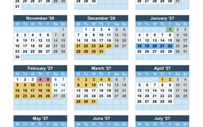 Term Dates Template