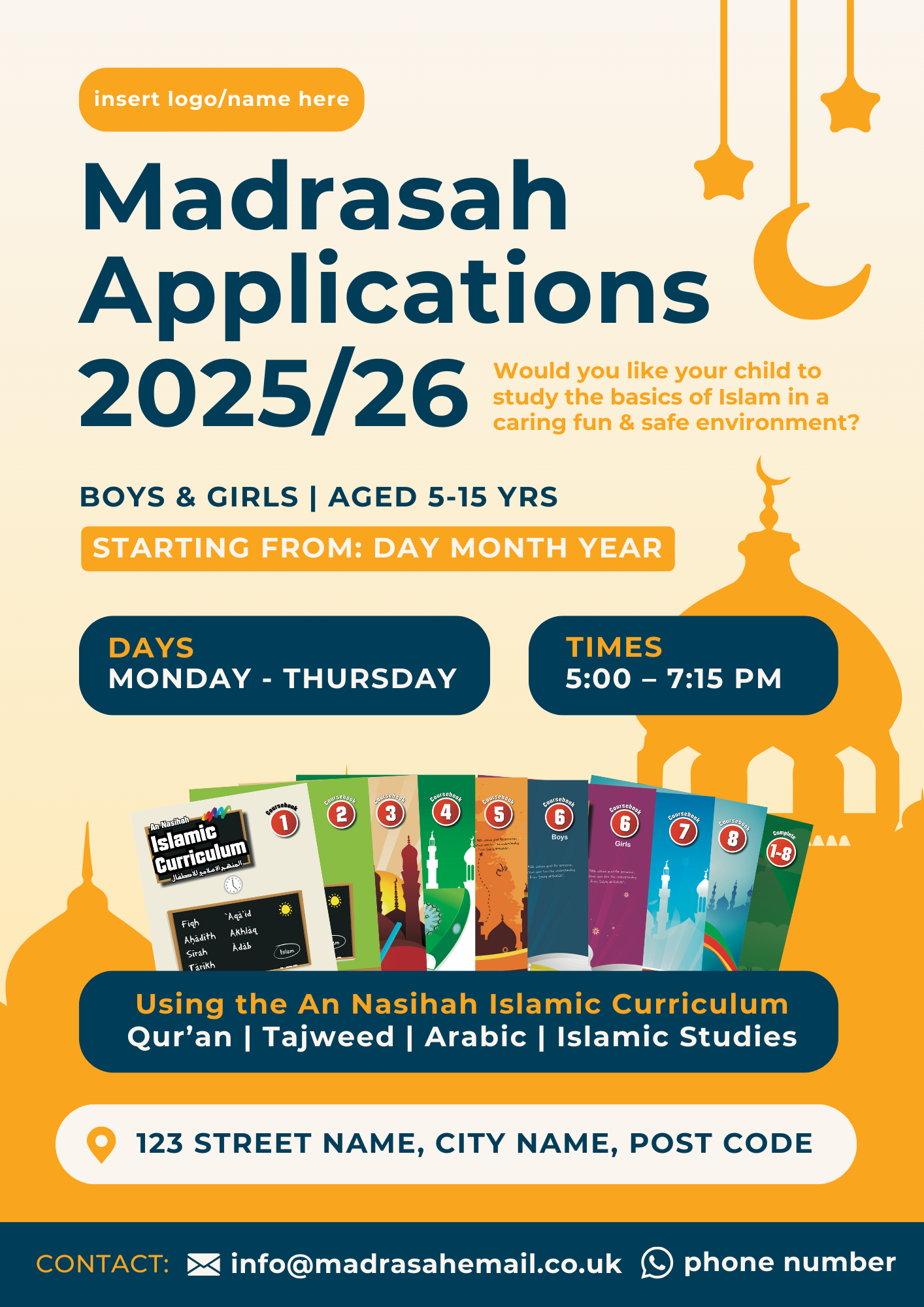 Maktab Poster (Template)